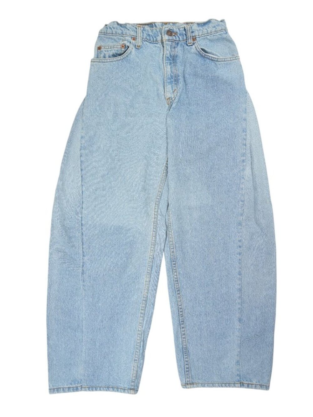 Aligrace Tilted Barrel Jean in Blue